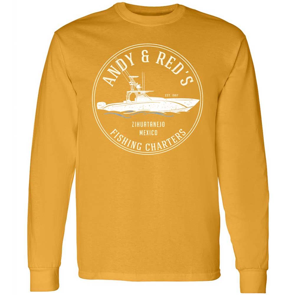 Long Sleeve T-Shirt - E1HF4GDP - Gold - 13
