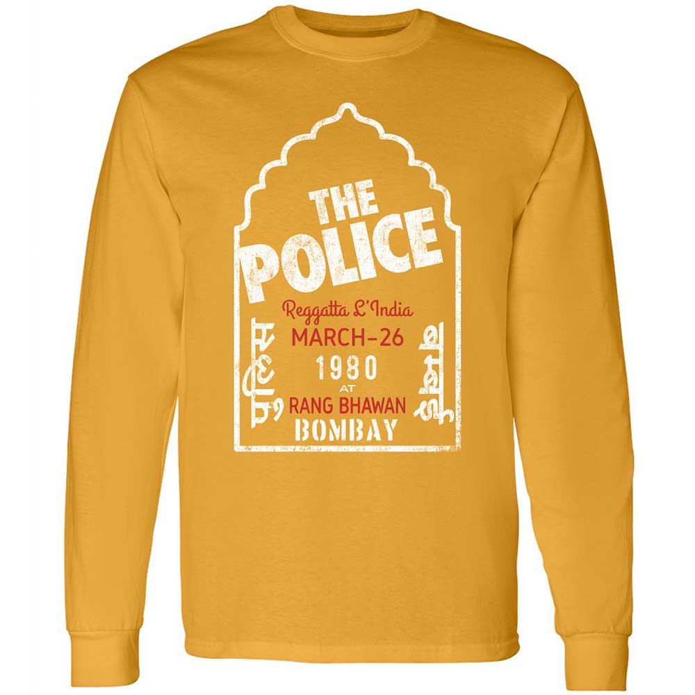 Long Sleeve T-Shirt - VSK9RYXB - Gold - 13
