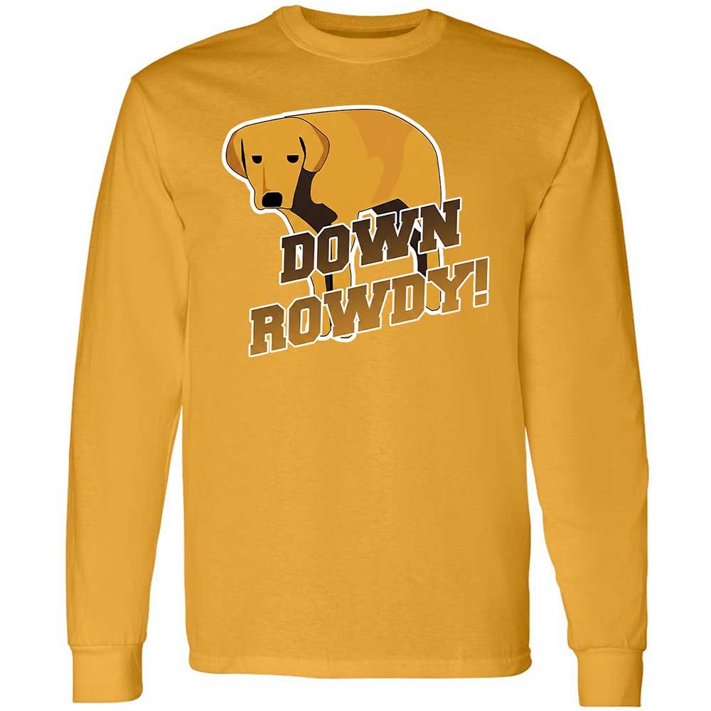 Long Sleeve T-Shirt - SD38CA9Q - Gold - 13
