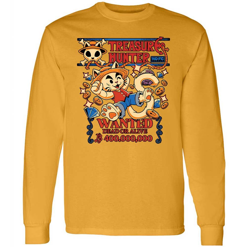 Long Sleeve T-Shirt - YHFTXG6U - Gold - 13