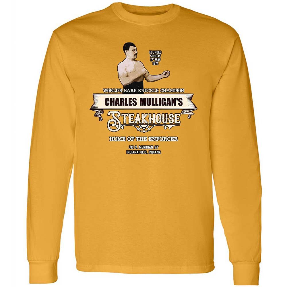 Long Sleeve T-Shirt - YWP8KGQ7 - Gold - 13