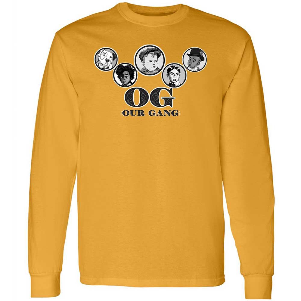 Long Sleeve T-Shirt - GJD3BQGJ - Gold - 13
