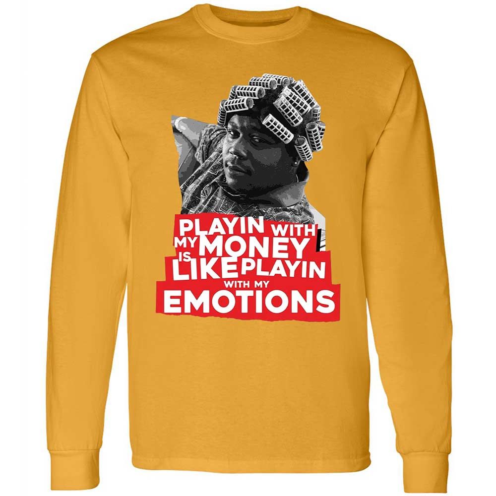 Long Sleeve T-Shirt - KHZG4EAD - Gold - 13