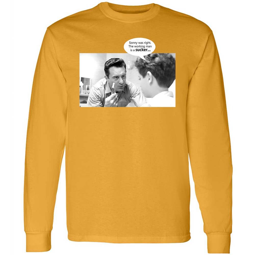 Long Sleeve T-Shirt - YGGLE5KP - Gold - 13