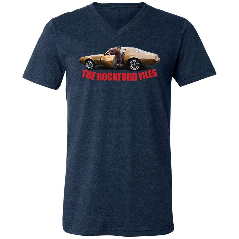 Unisex V-Neck T-Shirt - QSLY9VCD - Heather Navy - 13