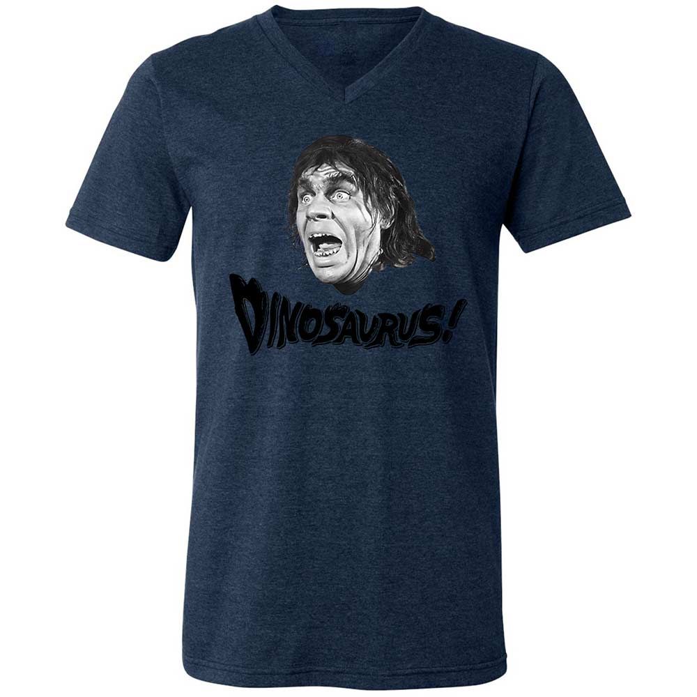Unisex V-Neck T-Shirt - KTZ8SLQN - Heather Navy - 13