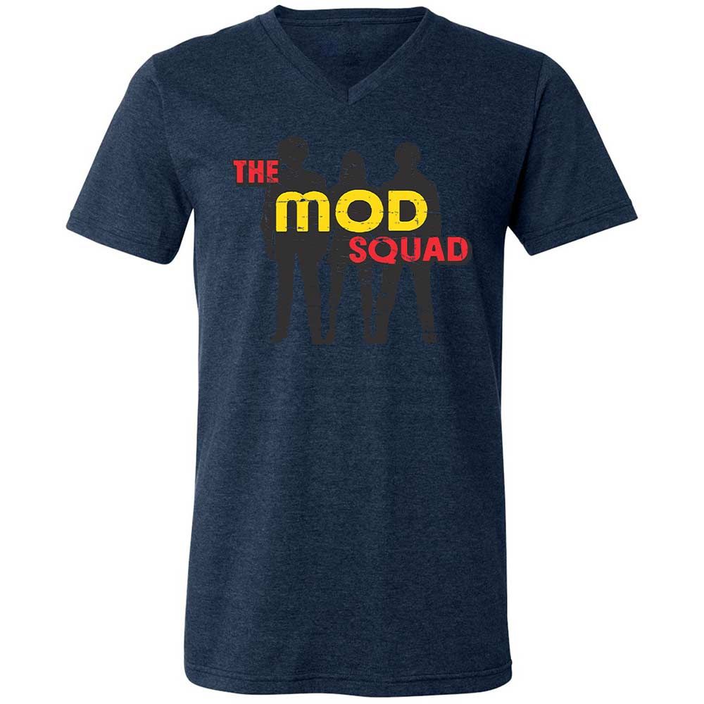 Unisex V-Neck T-Shirt - DDW5TQA7 - Heather Navy - 13