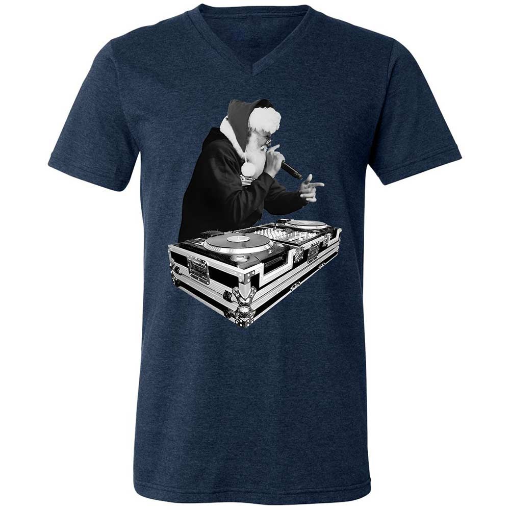 Dj Santa Claus - Heather Navy - 13