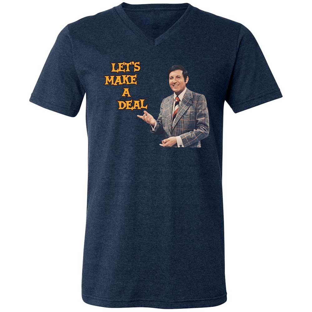 Unisex V-Neck T-Shirt - L3T36L9G - Heather Navy - 13