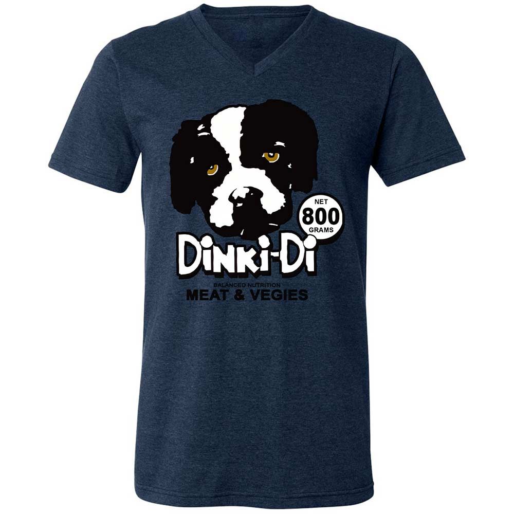 Unisex V-Neck T-Shirt - S1S8SM1U - Heather Navy - 13