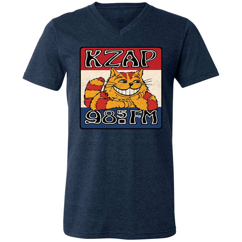 Unisex V-Neck T-Shirt - MKA6G9C6 - Heather Navy - 13