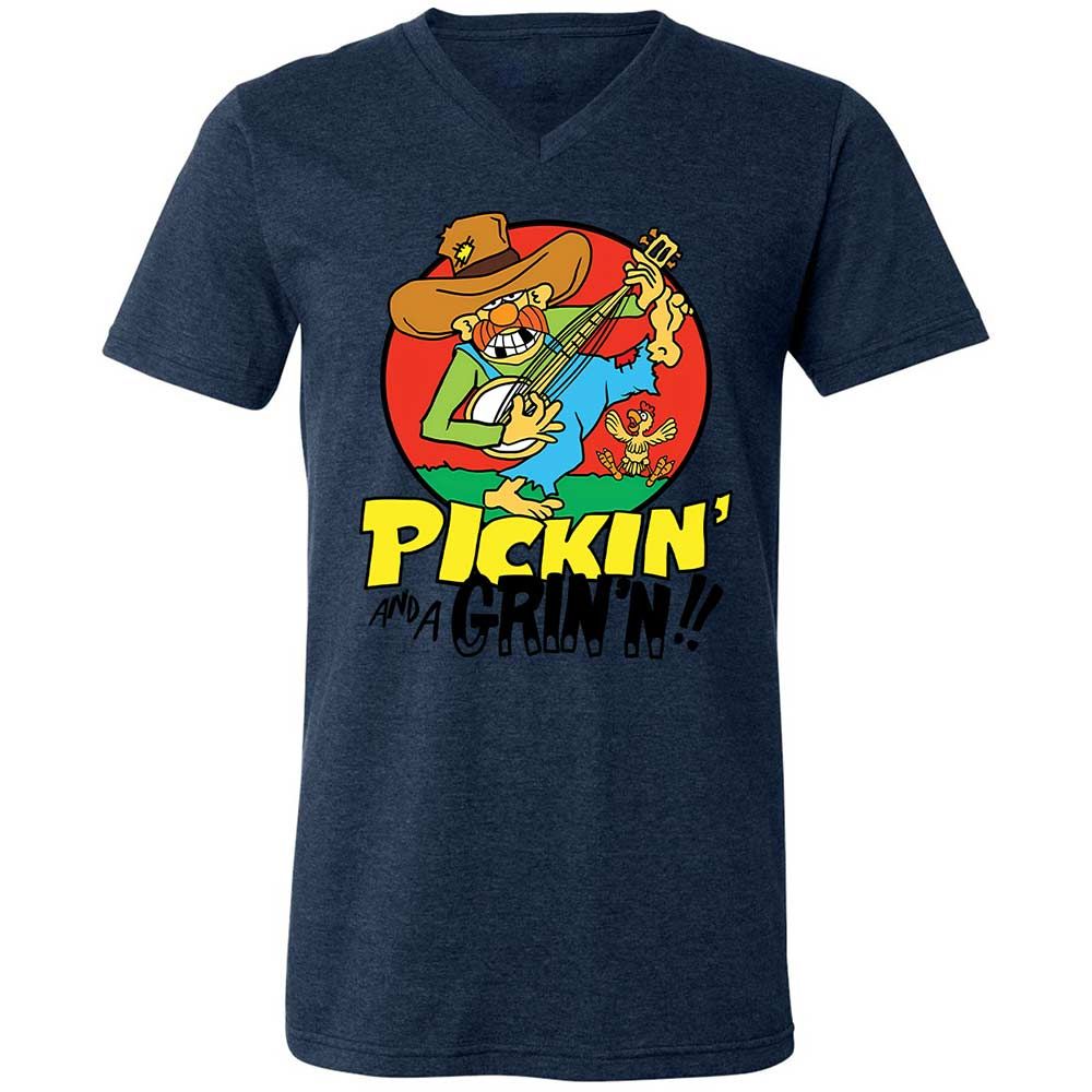 Pickin' and a Grinnin - Heather Navy - 13