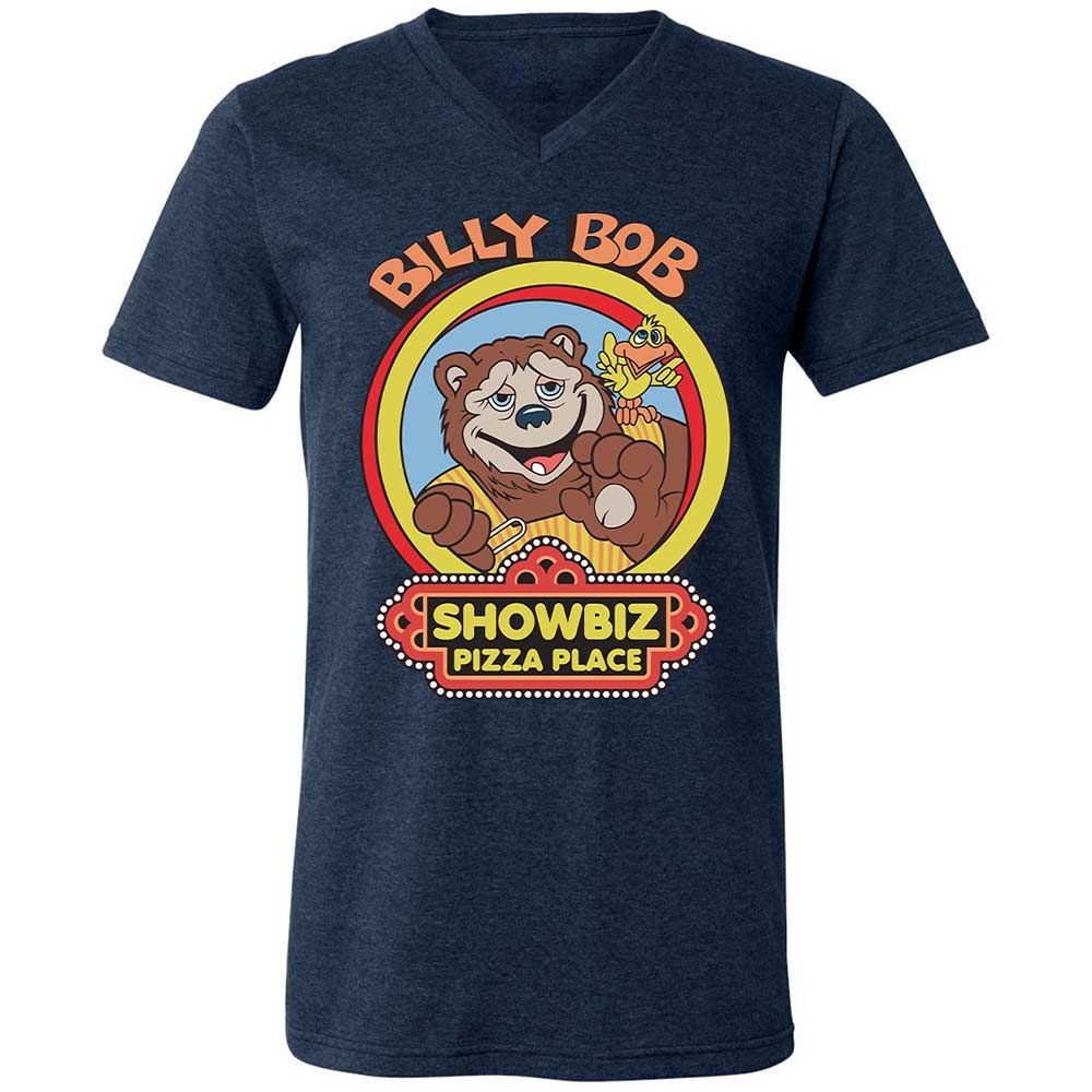 Big Bear Pizza Place - Heather Navy - 13