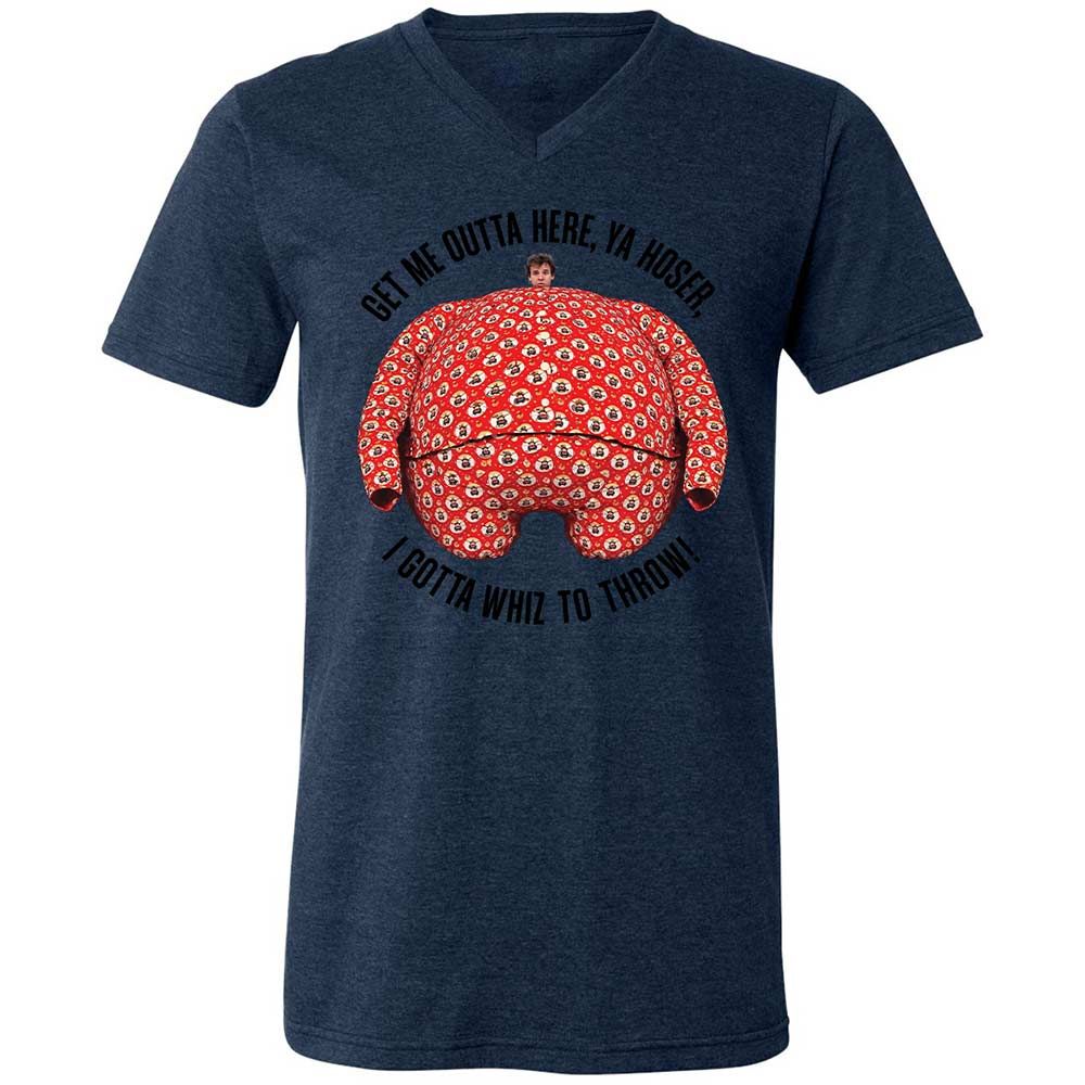 Unisex V-Neck T-Shirt - 2AYWSYSP - Heather Navy - 13