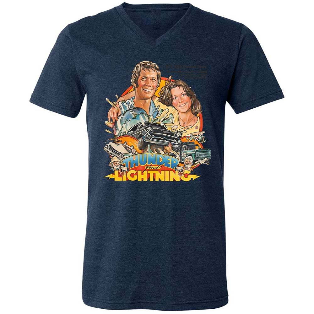 Thunder and Lightning - Heather Navy - 13