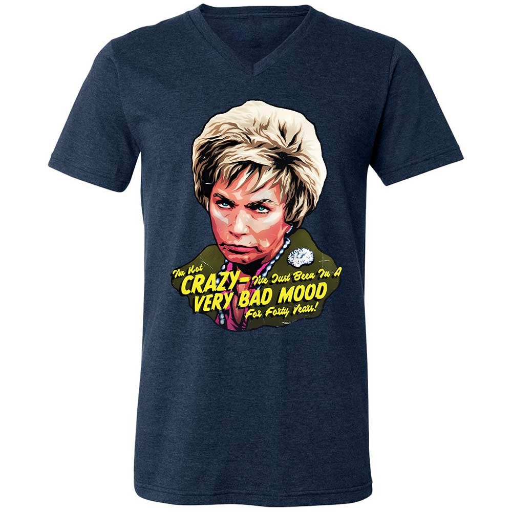 Unisex V-Neck T-Shirt - 9QWY4DFN - Heather Navy - 13