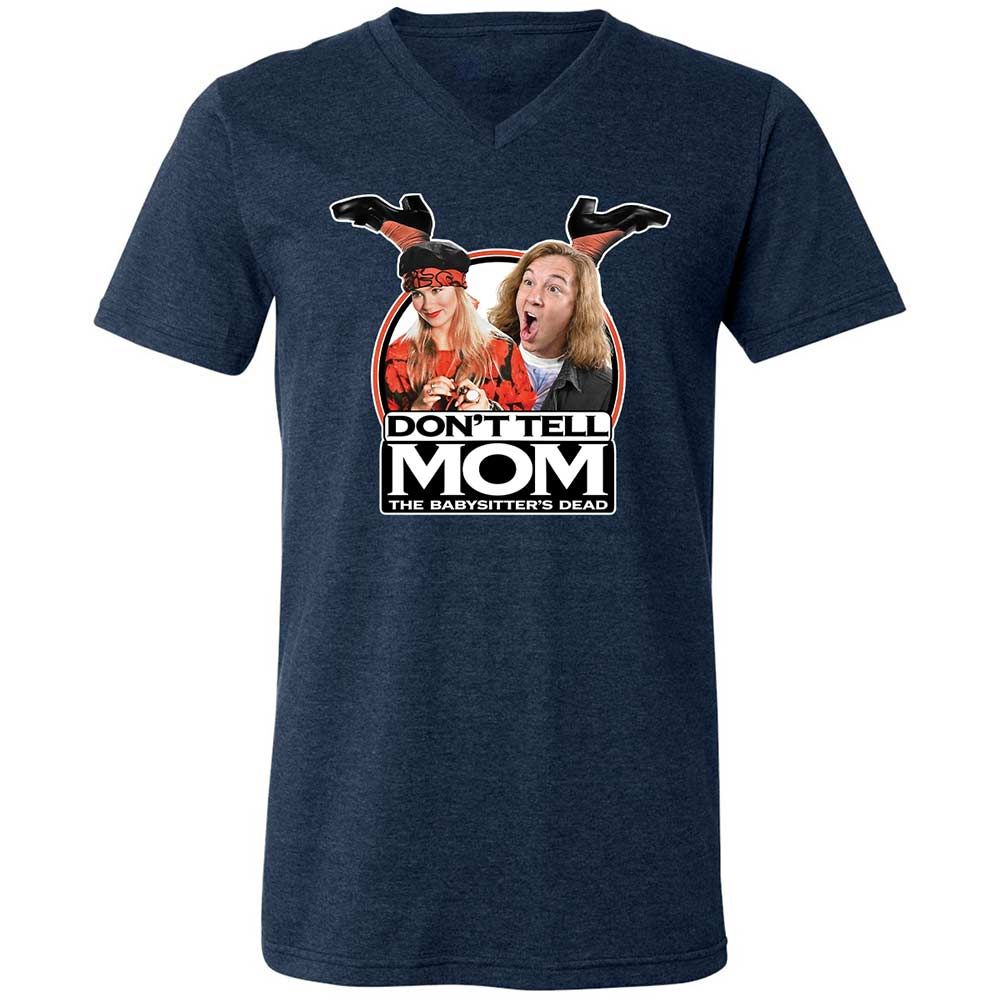 Unisex V-Neck T-Shirt - Y8FFP8QR - Heather Navy - 13