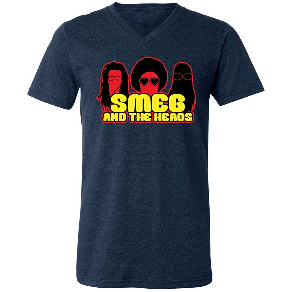 Unisex V-Neck T-Shirt - Y1NNJRTV - Heather Navy - 13