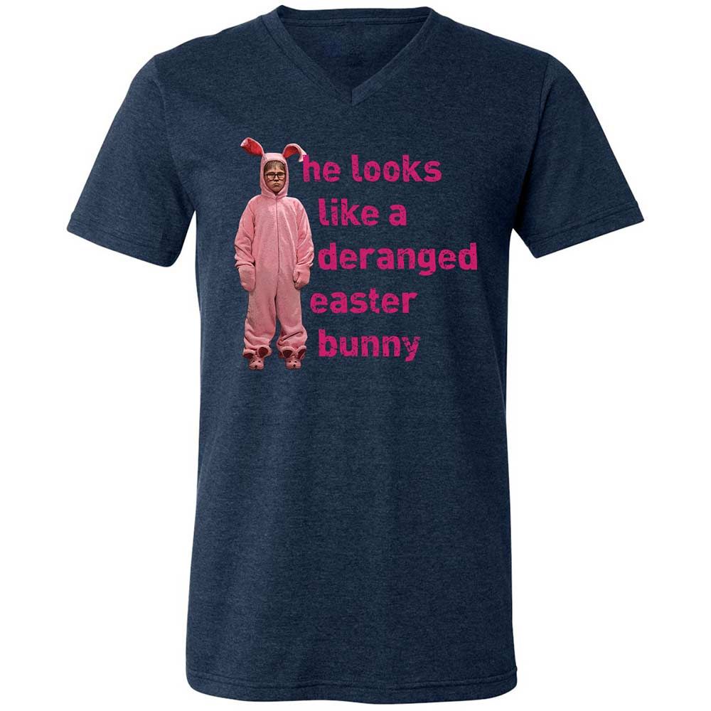 He Looks Like a Deranged Easter Bunny - Heather Navy - 13