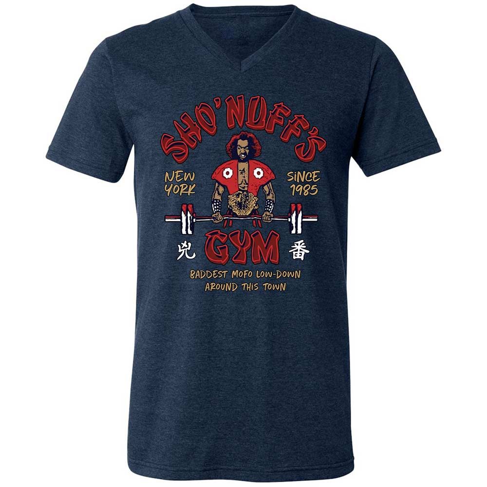 Sho'nuff's Gym - Heather Navy - 13