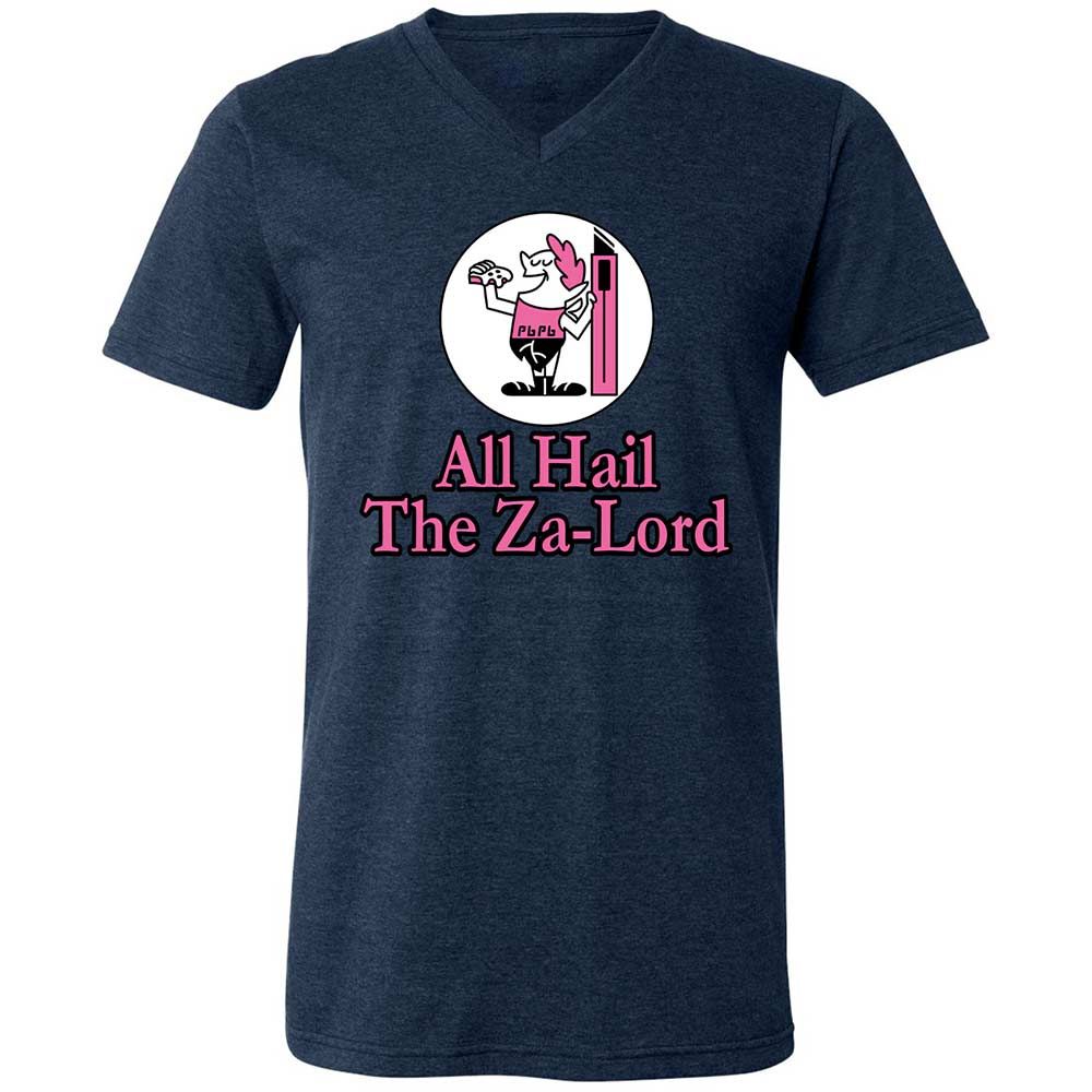 All Hail The Za-Lord - Heather Navy - 13