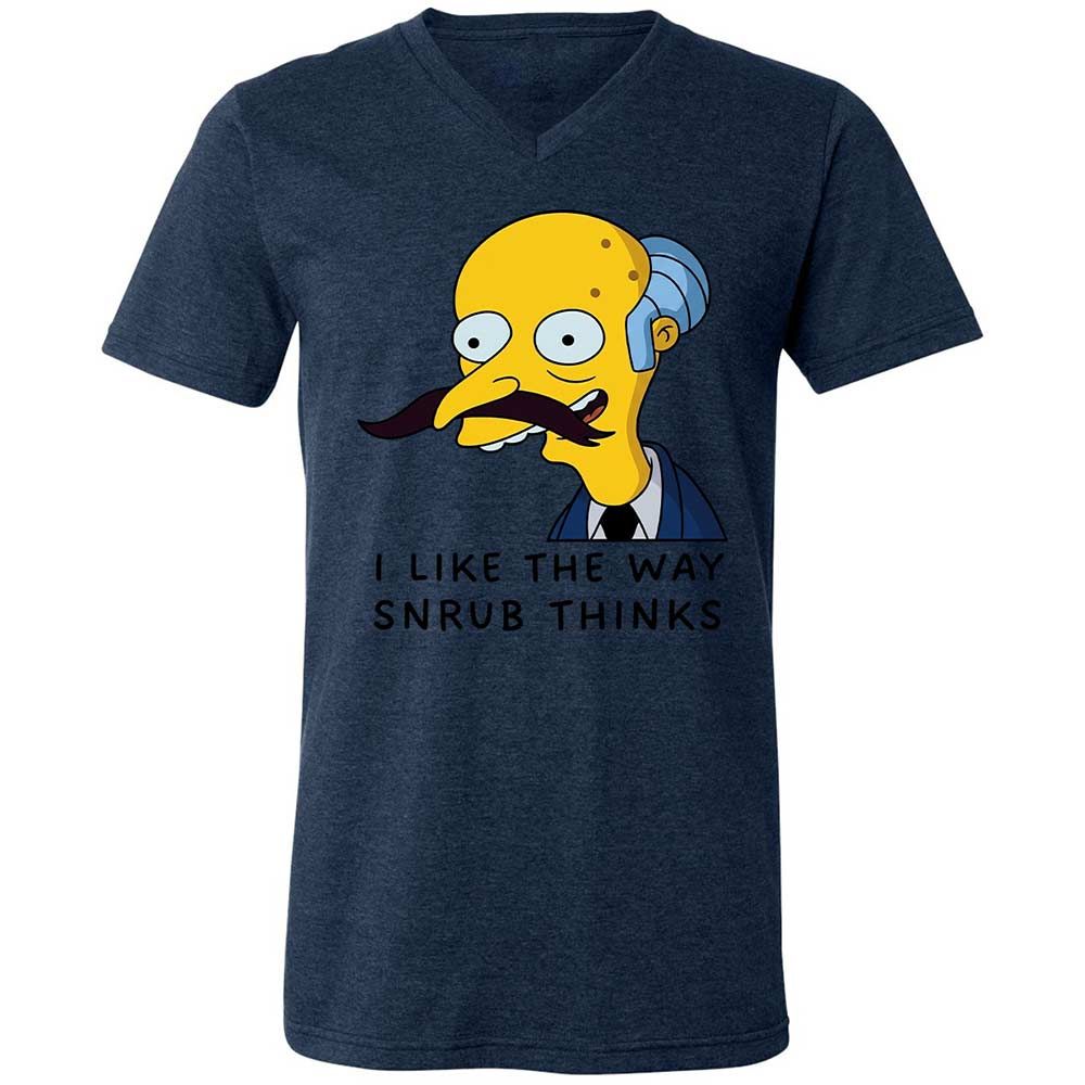 I Like the Way Snrub Thinks - Heather Navy - 13
