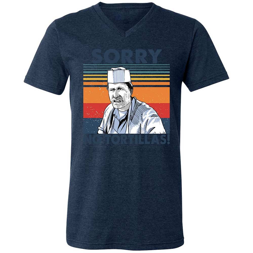 Unisex V-Neck T-Shirt - YDKG658D - Heather Navy - 13