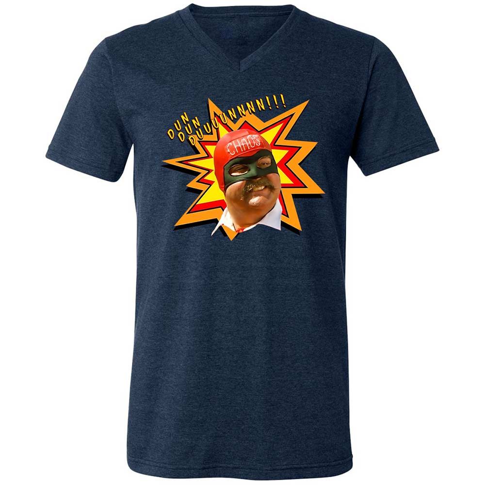 Unisex V-Neck T-Shirt - FBKNZG2W - Heather Navy - 13