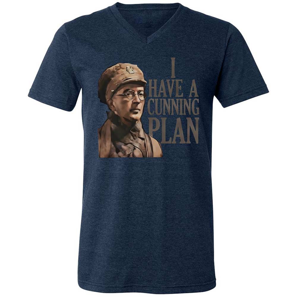 I Have A Cunning Plannn - Heather Navy - 13