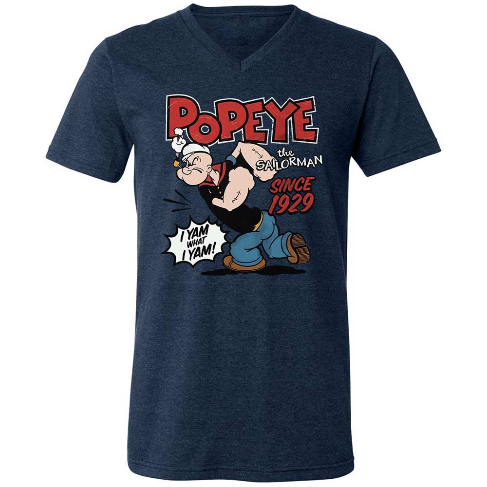 Unisex V-Neck T-Shirt - VTB7XSS7 - Heather Navy - 13