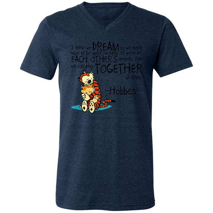 Calvin Hobbes Dreams - Heather Navy - 13