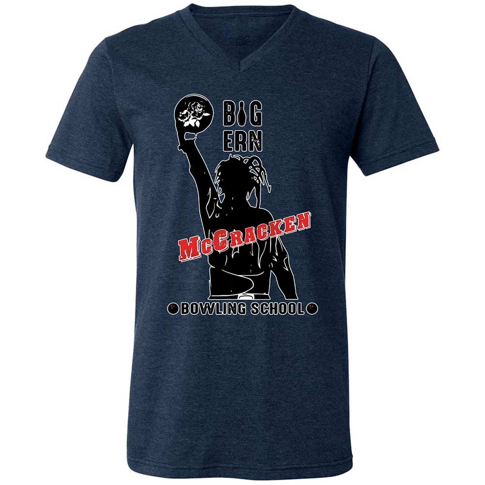 Unisex V-Neck T-Shirt - DFW6AKXU - Heather Navy - 13