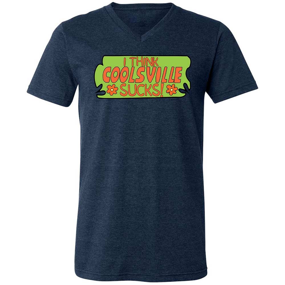 I Think Coolsville Sucks - Heather Navy - 13