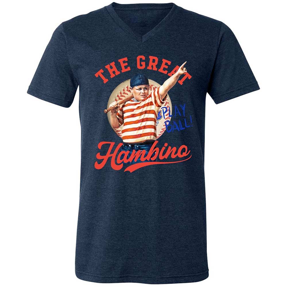 Unisex V-Neck T-Shirt - RRTYDV6Q - Heather Navy - 13