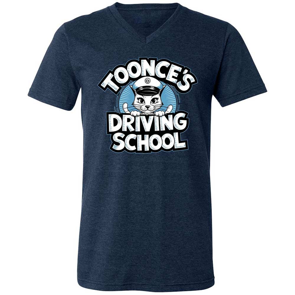 Unisex V-Neck T-Shirt - UM3A2GJ6 - Heather Navy - 13
