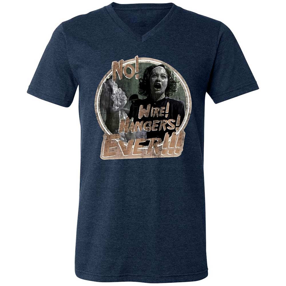 Unisex V-Neck T-Shirt - 6JPJ9S2J - Heather Navy - 13