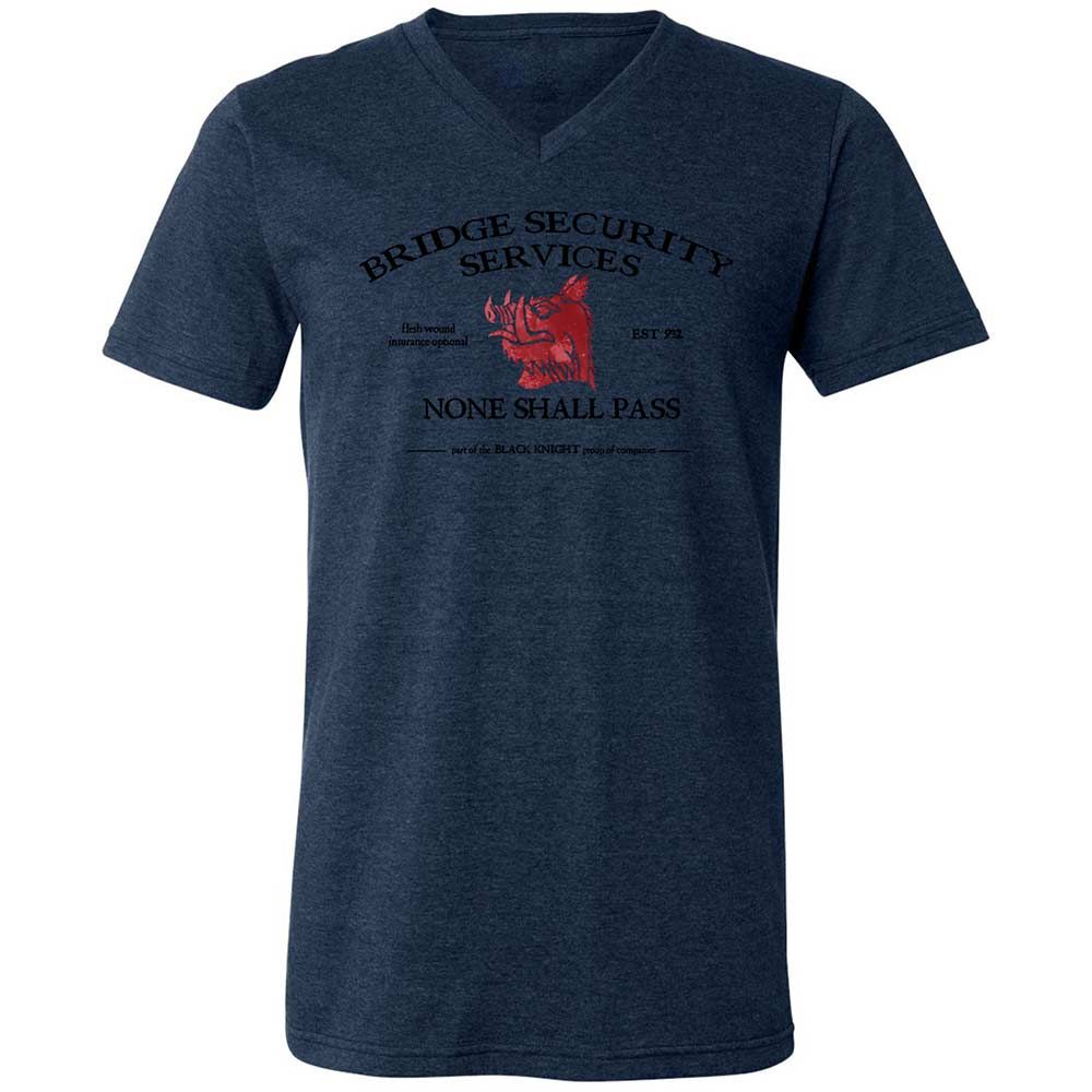 Unisex V-Neck T-Shirt - A9GK79EZ - Heather Navy - 13