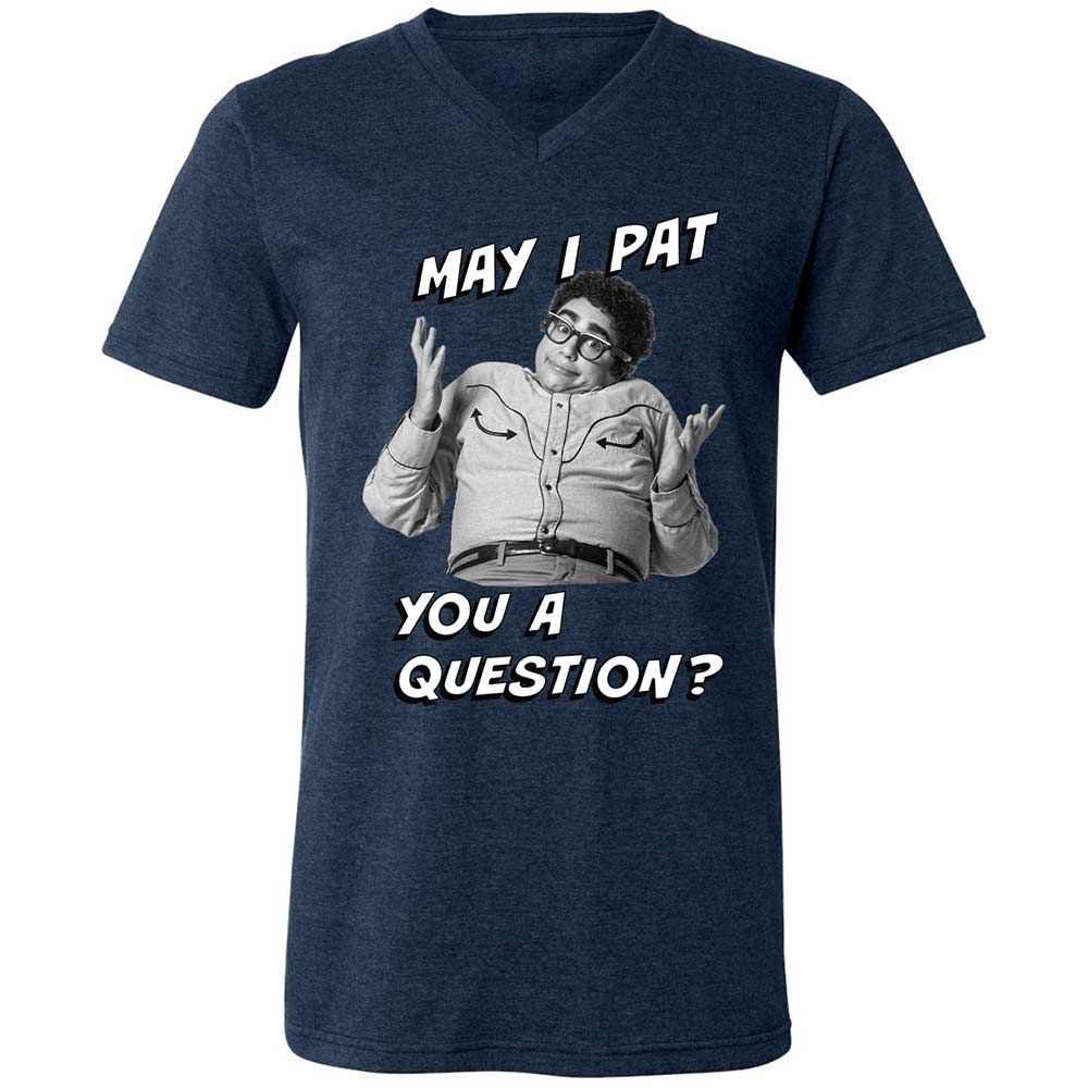 Unisex V-Neck T-Shirt - AEZYNX8L - Heather Navy - 13