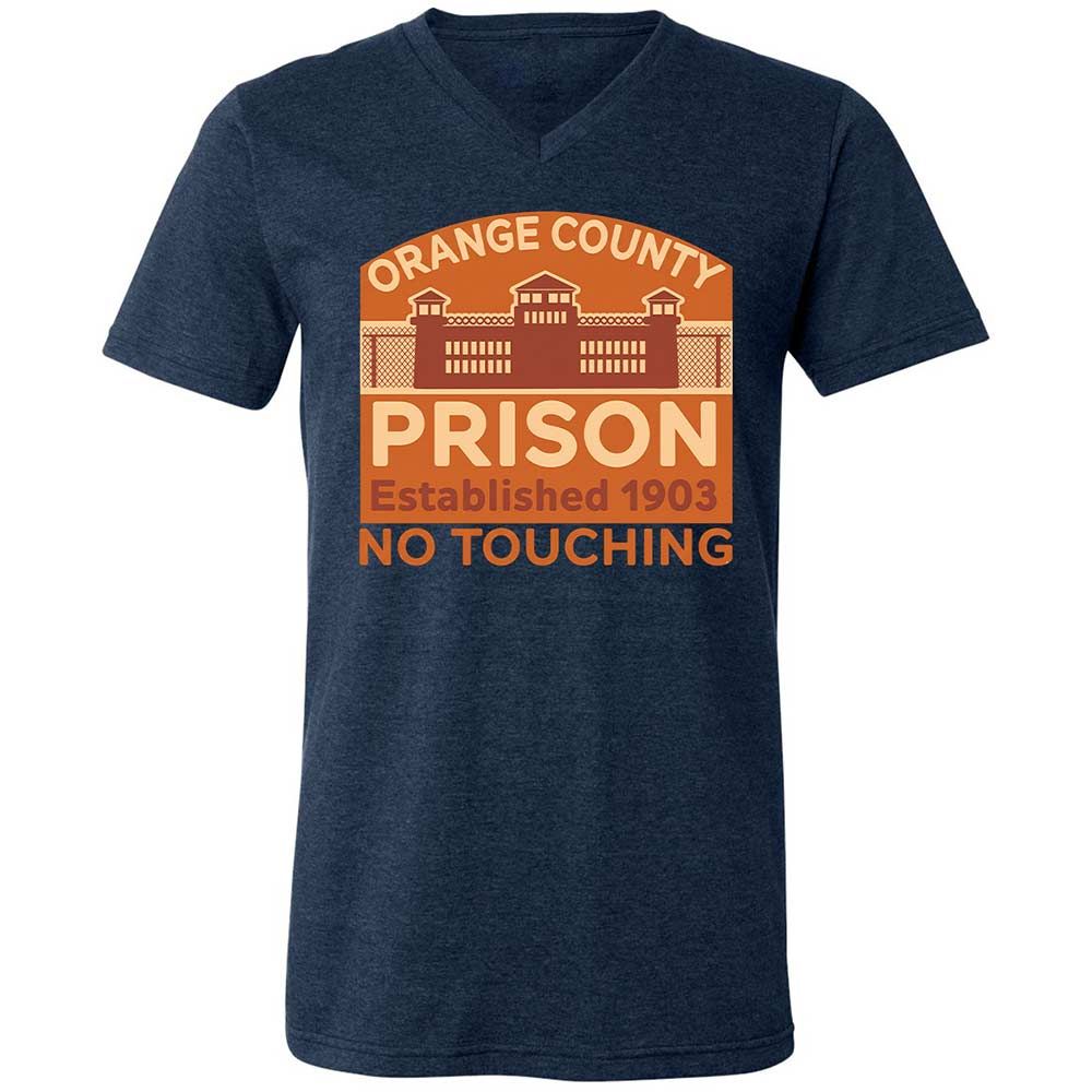 Unisex V-Neck T-Shirt - S99SQHDW - Heather Navy - 13