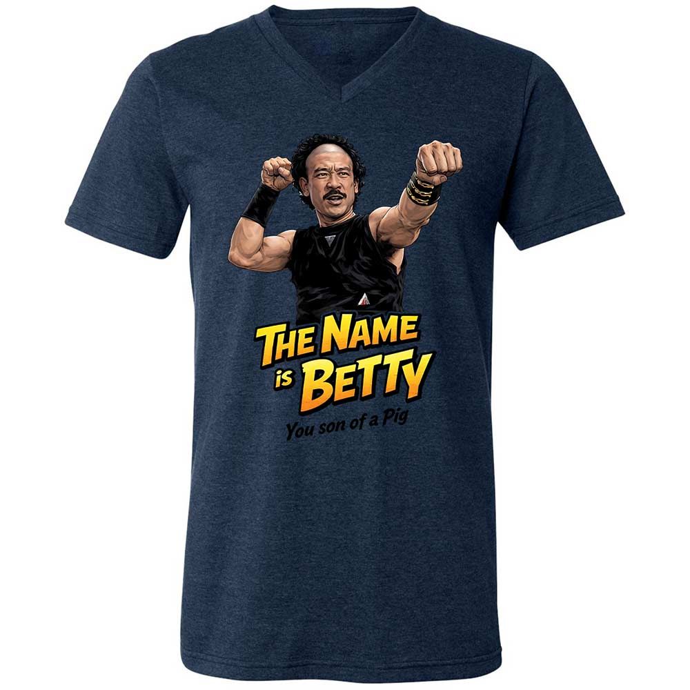 Unisex V-Neck T-Shirt - FEF82XHY - Heather Navy - 13