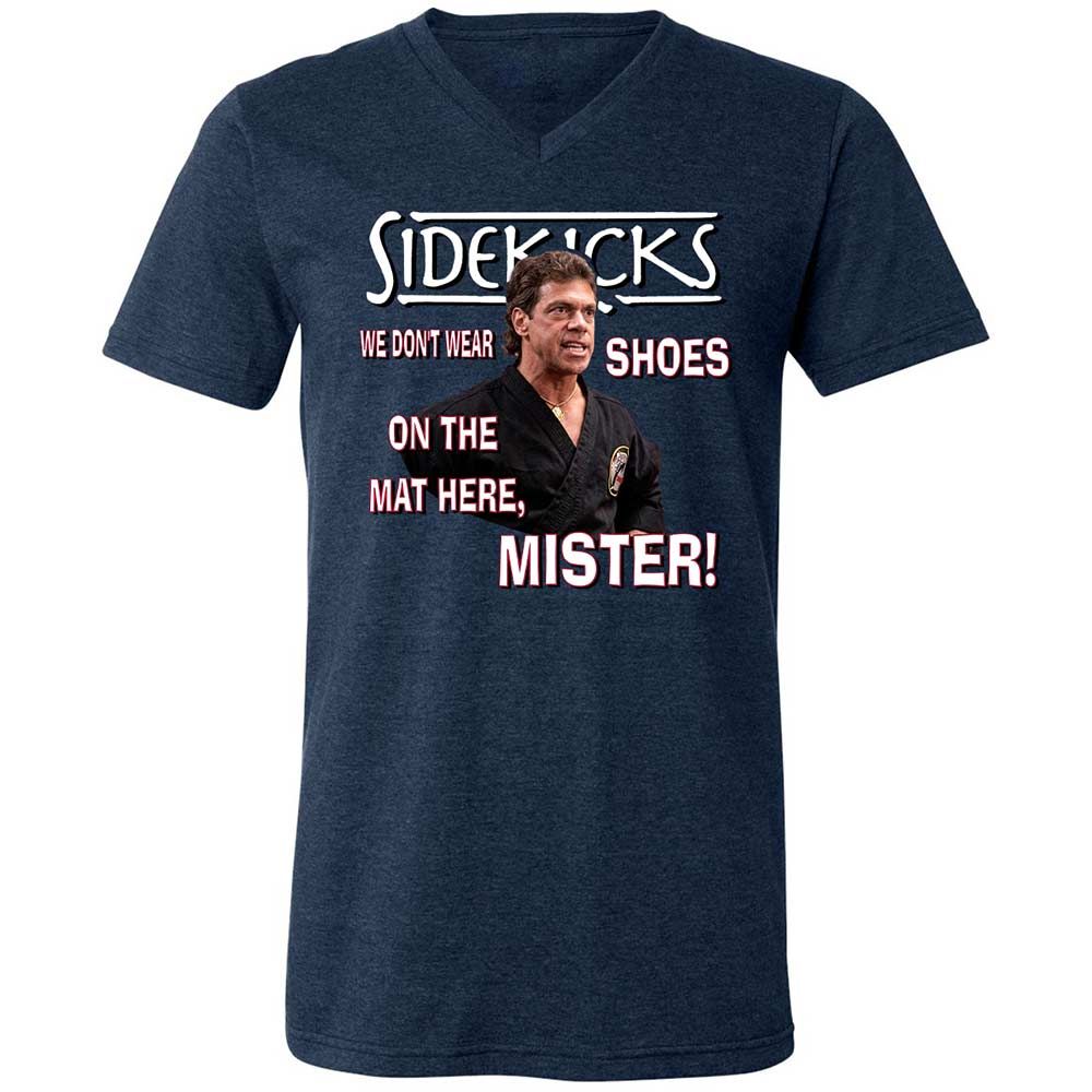 Unisex V-Neck T-Shirt - 8FS5PCCK - Heather Navy - 13