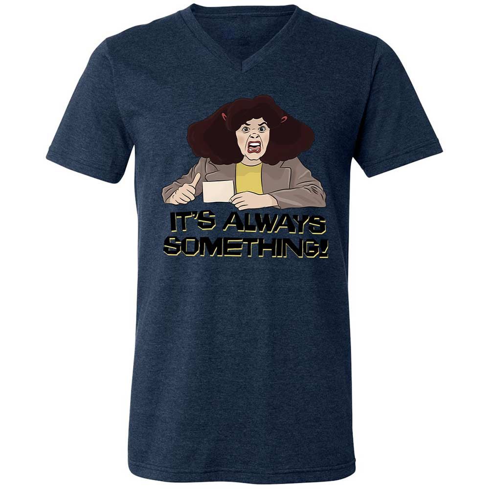 Unisex V-Neck T-Shirt - PC6CZHPD - Heather Navy - 13
