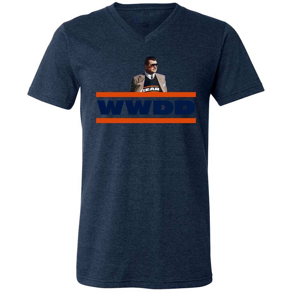 Vintage Football Coach - Heather Navy - 13