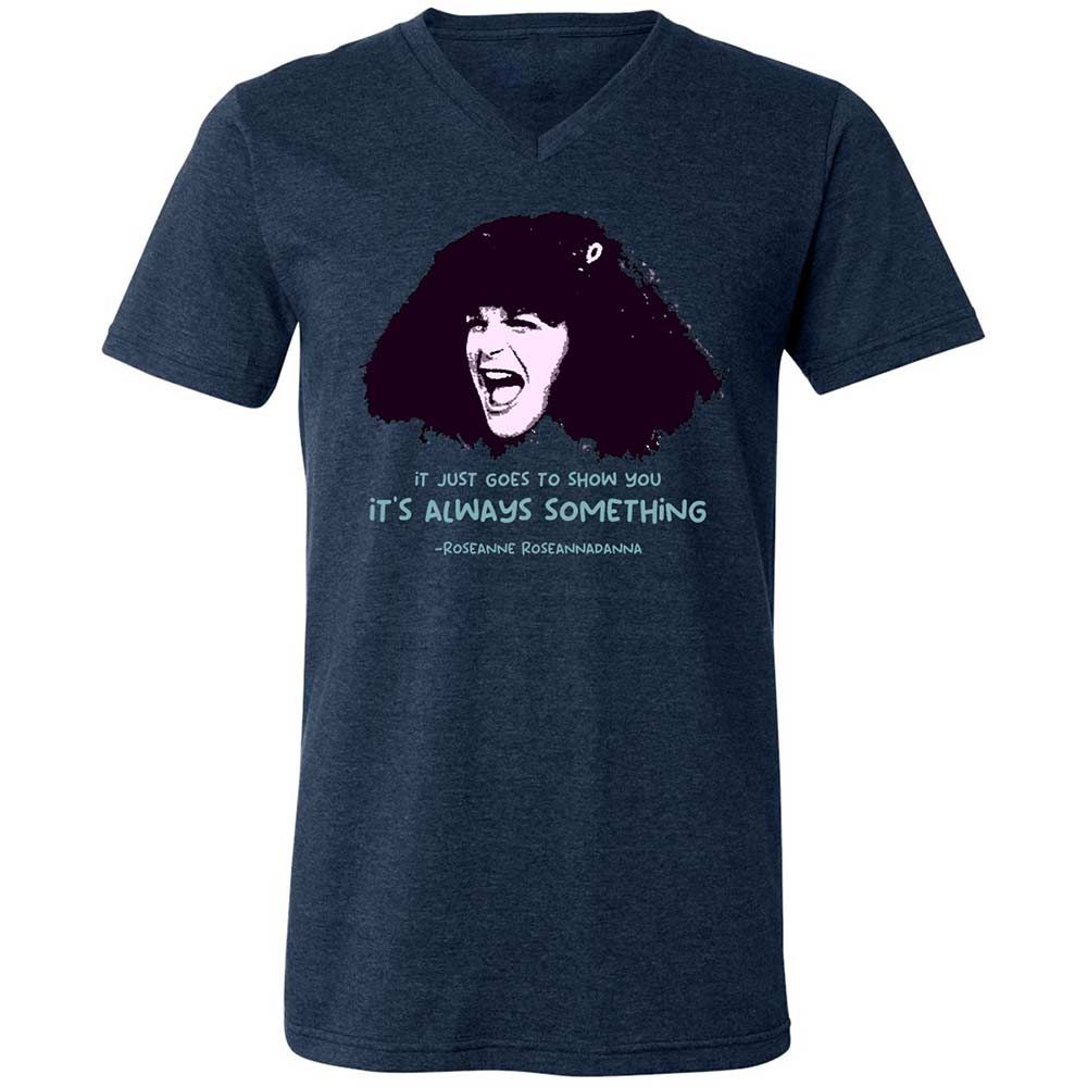 Unisex V-Neck T-Shirt - 653JM92J - Heather Navy - 13