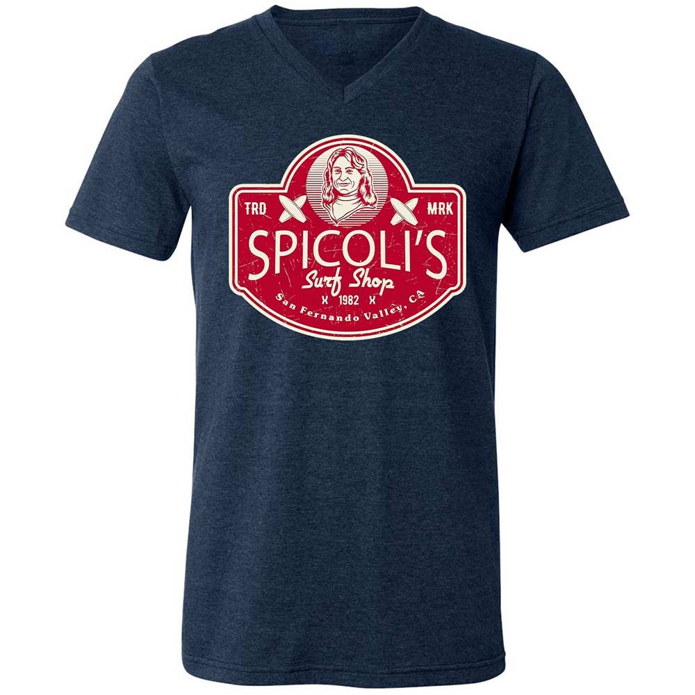 Unisex V-Neck T-Shirt - 4MSCTSRV - Heather Navy - 13