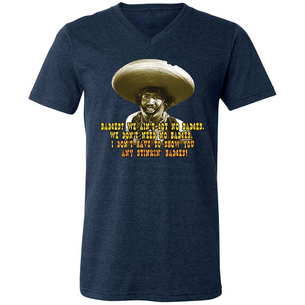 Ain't Got No Stinking Badges - Heather Navy - 13