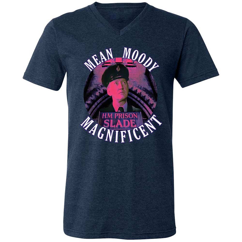 Unisex V-Neck T-Shirt - NR27ARMS - Heather Navy - 13