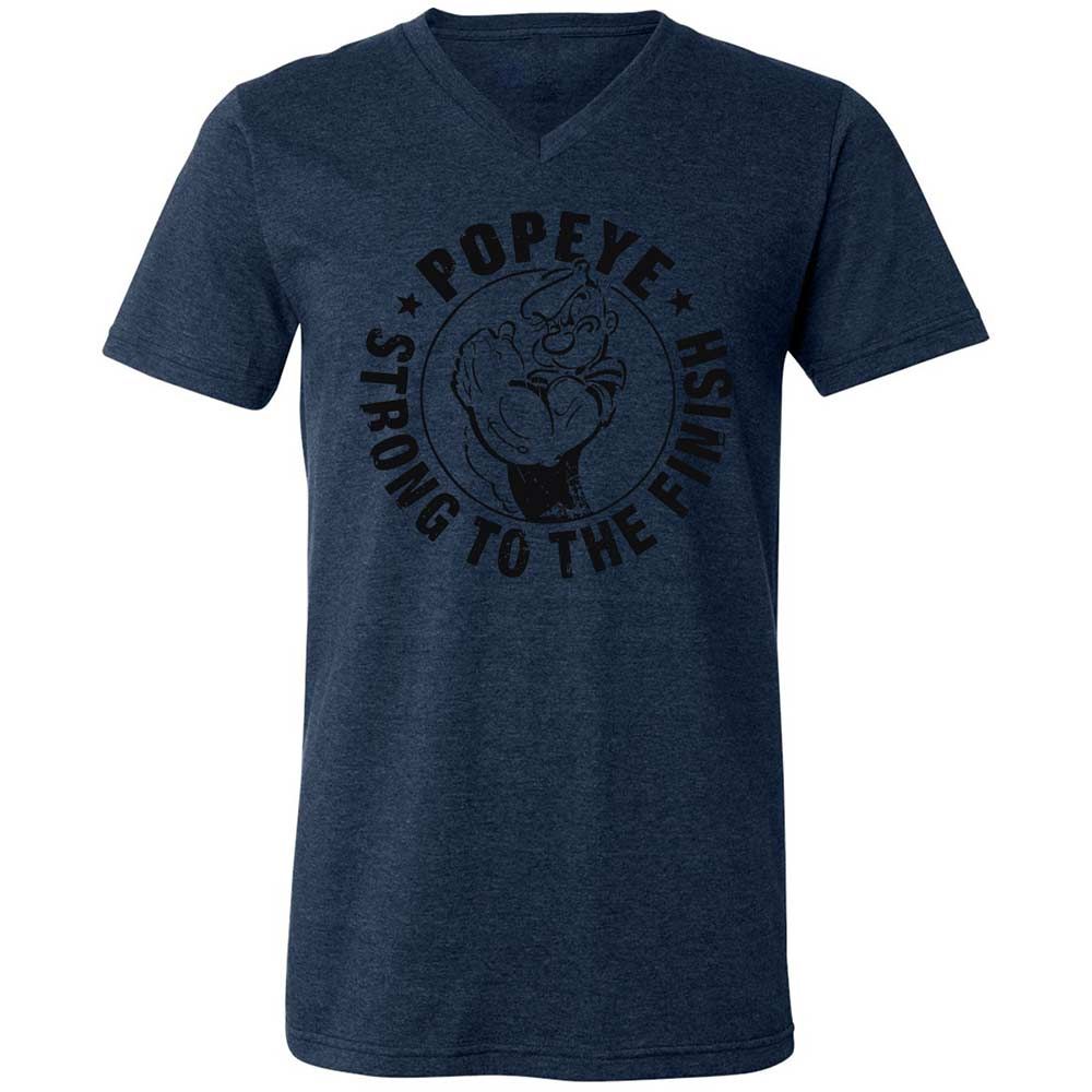 Unisex V-Neck T-Shirt - 76V52N1L - Heather Navy - 13