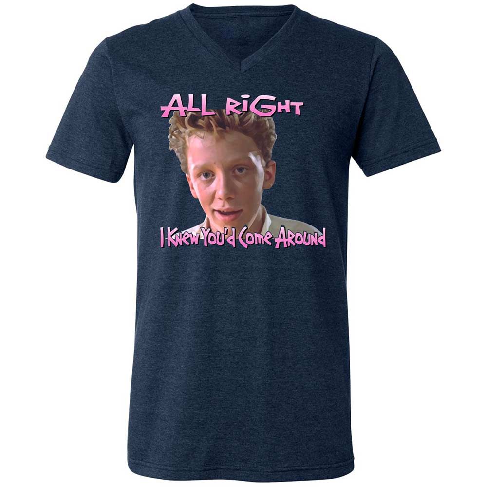 Unisex V-Neck T-Shirt - PSEPN4ZE - Heather Navy - 13
