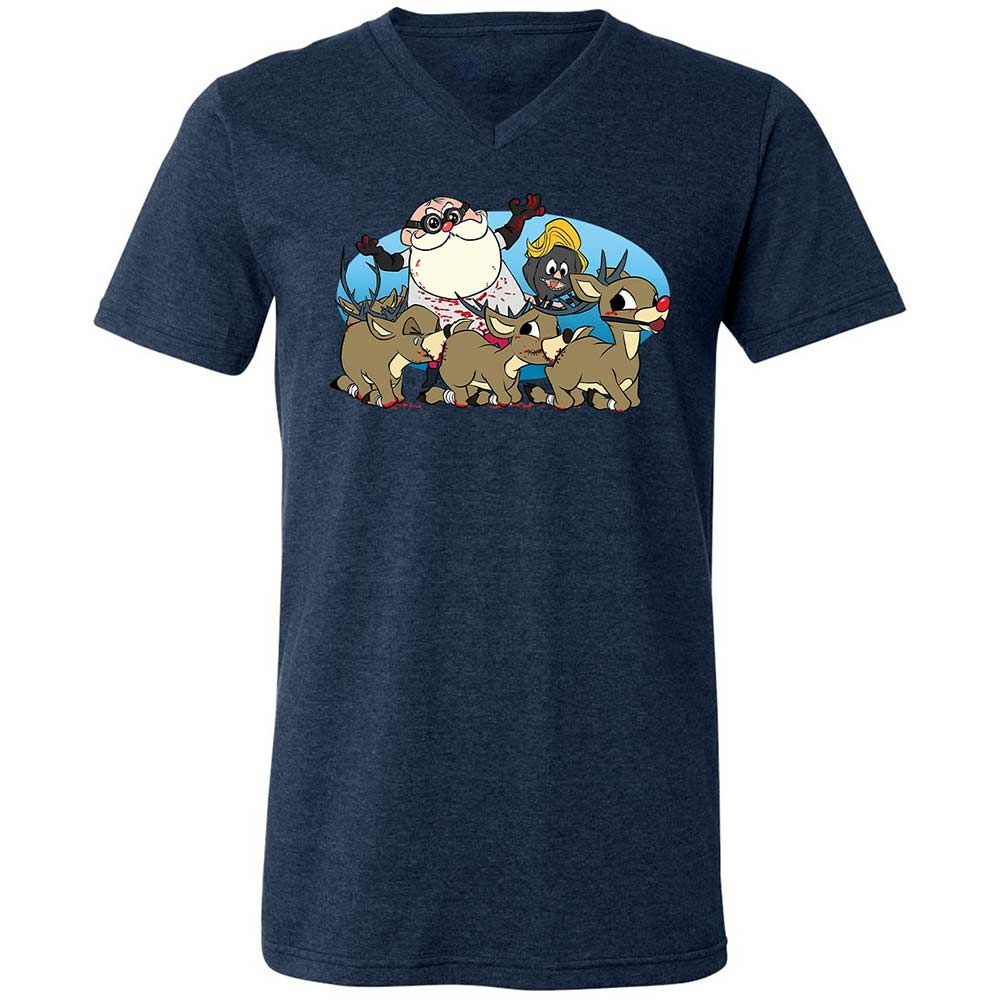 Santapede Greeting - Heather Navy - 13
